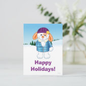 Cartes Pour Fêtes Annuelles Lapin (Debout devant)