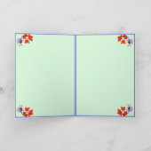 Cartes Pour Fêtes Annuelles Lapin avec bon signe de Pâques (Intérieur)