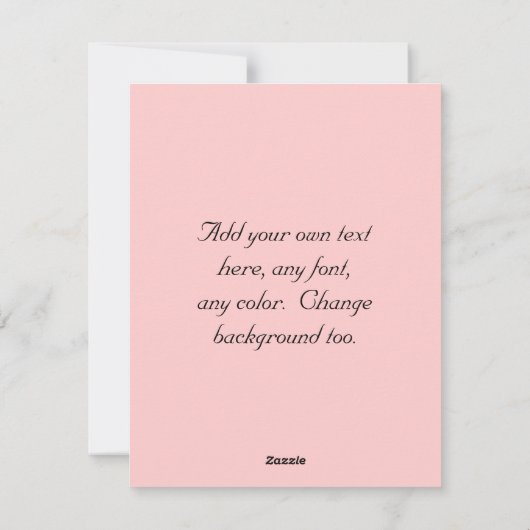 Cartes Pour Fêtes Annuelles Lapin avec caractère chinois (Dos)