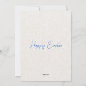 Cartes Pour Fêtes Annuelles Lapin Classique (Dos)