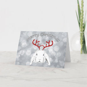 Cartes Pour Fêtes Annuelles Lapin de Noël
