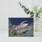 Cartes Pour Fêtes Annuelles lapin de Noël (Debout devant)