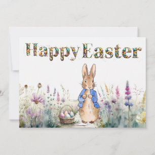 Cartes Pour Fêtes Annuelles lapin de Pâques