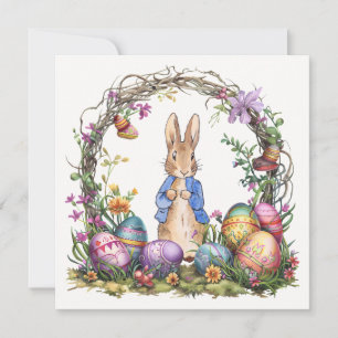 Cartes Pour Fêtes Annuelles Lapin de Pâques