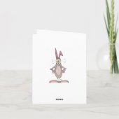 Cartes Pour Fêtes Annuelles Lapin de Pâques (Dos)