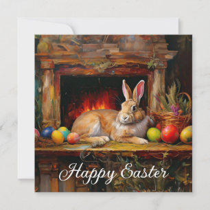 Cartes Pour Fêtes Annuelles Lapin de Pâques Coloré oeufs de Pâques Joyeux Pâqu