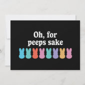 Cartes Pour Fêtes Annuelles Lapin de Pâques Joyeux Carnaval Religieux Chrétien (Devant)