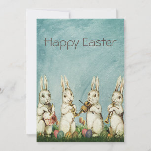 Cartes Pour Fêtes Annuelles Lapin de Pâques Vintage