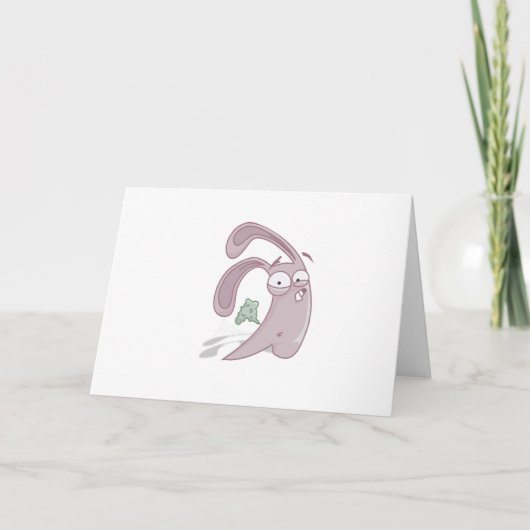 Cartes Pour Fêtes Annuelles Lapin de péter (Devant)