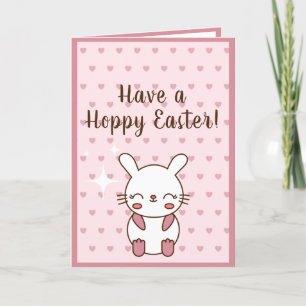 Cartes Pour Fêtes Annuelles Lapin Drôle Lapin Mignonne Animal Joyeux Voeux de