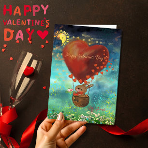 Cartes Pour Fêtes Annuelles Lapin envoie des câlins