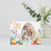 Cartes Pour Fêtes Annuelles 🐇 lapin et oeuf-stravaganza (Debout devant)