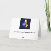 Cartes Pour Fêtes Annuelles lapin Joyeuses Pâques de mangeur (Dos)