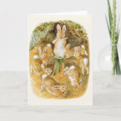 Cartes Pour Fêtes Annuelles Lapins folâtres de Beatrix Potter (Devant)
