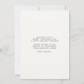 Cartes Pour Fêtes Annuelles L'arbre est la seule chose qui s'illumine Funny 20 (Dos)