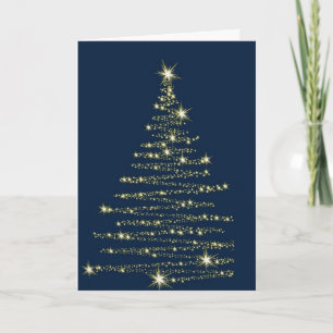 CARTES POUR FÊTES ANNUELLES *L'ARBRE EST LUMINEUX ET NOUS SERONS JOYEUX* NOËL