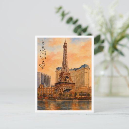 Cartes Pour Fêtes Annuelles Las Vegas, Nevada | Vibrant USA Travel (Debout devant)