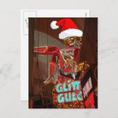 Cartes Pour Fêtes Annuelles Las Vegas Parties scintillant Gulch Noël (Devant / Derrière)