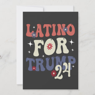 Cartes Pour Fêtes Annuelles Latino Pour Trump 2024 Cinco De Mayo Cadeau Mexica