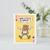 Cartes Pour Fêtes Annuelles Laugh Deck (Debout devant)