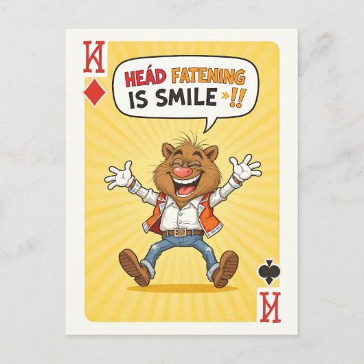 Cartes Pour Fêtes Annuelles Laugh Deck (Devant)