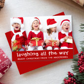 Cartes Pour Fêtes Annuelles Laughing All Way Fun Photo