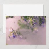 Cartes Pour Fêtes Annuelles Lavender Frost (Devant / Derrière)