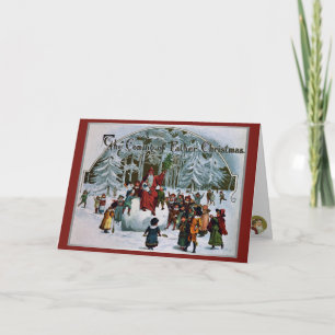 Cartes Pour Fêtes Annuelles L'avènement du Père Noël