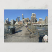 Cartes Pour Fêtes Annuelles Lazy San Francisco dimanche matin Embarcadero (Devant)