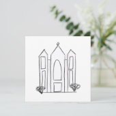 Cartes Pour Fêtes Annuelles LDS Salt Lake City (Debout devant)