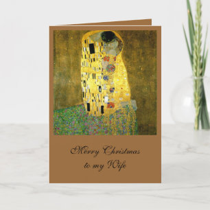 Cartes Pour Fêtes Annuelles Le baiser de Gustav Klimt