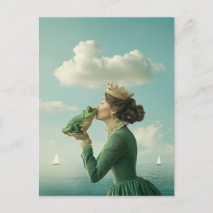 Cartes Pour Fêtes Annuelles Le baiser du prince de la grenouille
