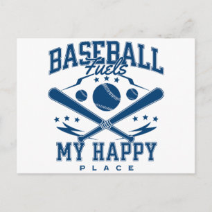Cartes Pour Fêtes Annuelles Le baseball alimente mon havre de paix