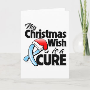 Cartes Pour Fêtes Annuelles Le cancer de la prostate mon souhait de Noël est