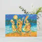 Cartes Pour Fêtes Annuelles Le chant de la mer de Miriam (Debout devant)