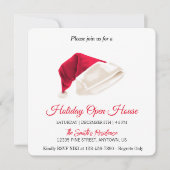 Cartes Pour Fêtes Annuelles Le chapeau du Père Noël, magie de Noël (Devant)