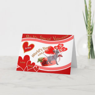 Cartes Pour Fêtes Annuelles Le chaton de Sphynx soit mon Valentine spécial