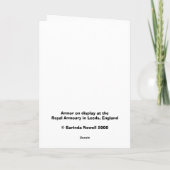 Cartes Pour Fêtes Annuelles Le Chevalier de Valentine (Dos)