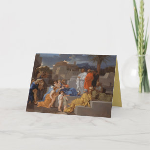 Cartes Pour Fêtes Annuelles Le Christ recevant les enfants - Bourdon Vacances