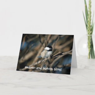 Cartes Pour Fêtes Annuelles Le ciel et la nature chantent !