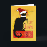 Cartes Pour Fêtes Annuelles Le Conversation Noir Santa Hat Noël<br><div class="desc">* Célébrez les Saisons de Noël avec Le Conversation Noir. * Ce chat noir porte un chapeau de Père Noël et est prêt pour les fêtes de fin d'année ! * Les cartes de voeux sont disponibles en deux options de taille. * Faites imprimer votre texte personnalisé à l'intérieur ou...</div>