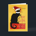 Cartes Pour Fêtes Annuelles Le Conversation Noir Santa Hat Noël<br><div class="desc">* Célébrez les Saisons de Noël avec Le Conversation Noir. * Ce chat noir porte un chapeau de Père Noël et est prêt pour les fêtes de fin d'année ! * Les cartes de voeux sont disponibles en deux options de taille. * Faites imprimer votre texte personnalisé à l'intérieur ou...</div>