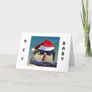 Cartes Pour Fêtes Annuelles LE cool SNOWMAN DIT QUE VOTRE AMOUR M'ATTIRE LE CO