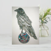 Cartes Pour Fêtes Annuelles Le Corbeau et le Soleil (Debout devant)