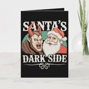 Cartes Pour Fêtes Annuelles Le côté sombre de Krampus Krampusnacht Noël