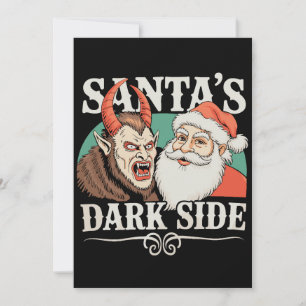 Cartes Pour Fêtes Annuelles Le côté sombre de Krampus Noël Krampusnacht