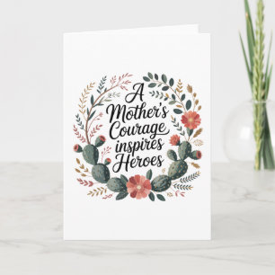 Cartes Pour Fêtes Annuelles Le courage d'une mère inspire les héros