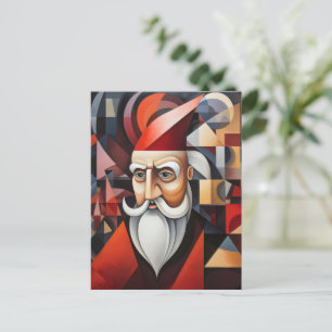 Cartes Pour Fêtes Annuelles Le Cubisme du Père Noël