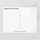 CARTES POUR FÊTES ANNUELLES LE CUTE LEPRECHAUN (Dos)