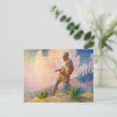 Cartes Pour Fêtes Annuelles Le découvreur de Newell Convers Wyeth (Debout devant)